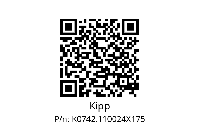   Kipp K0742.110024X175