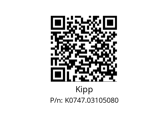   Kipp K0747.03105080