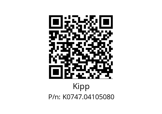   Kipp K0747.04105080