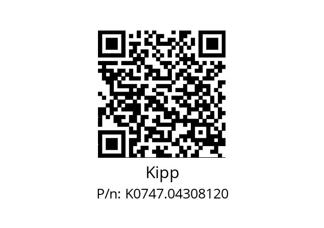   Kipp K0747.04308120