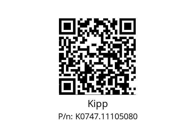   Kipp K0747.11105080