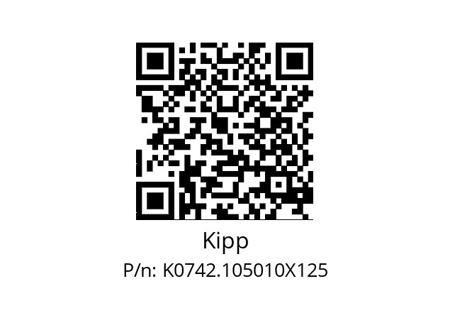   Kipp K0742.105010X125