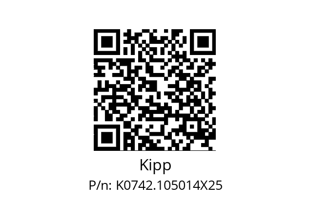   Kipp K0742.105014X25