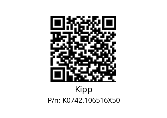   Kipp K0742.106516X50