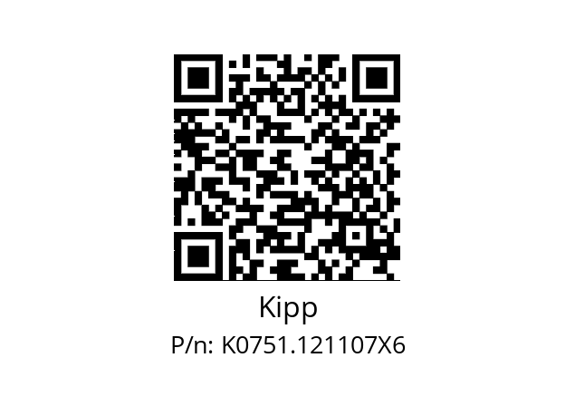   Kipp K0751.121107X6