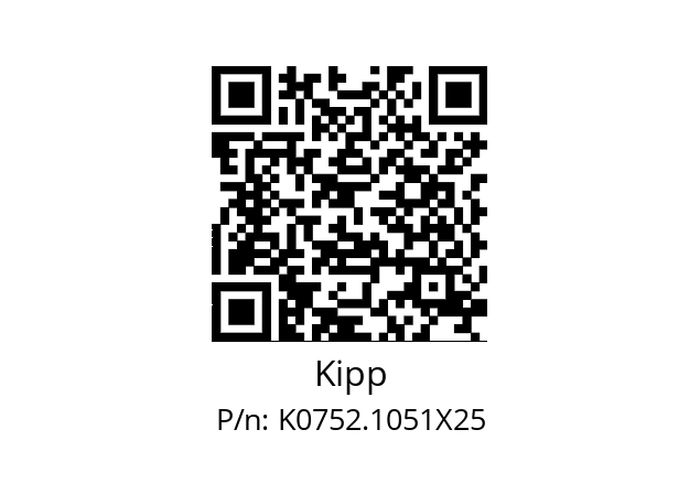   Kipp K0752.1051X25