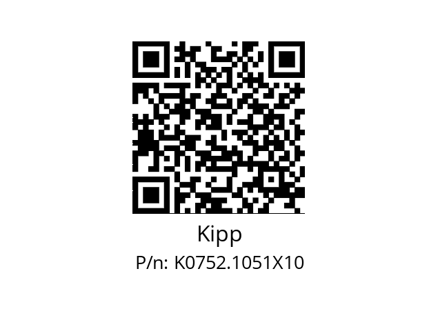   Kipp K0752.1051X10