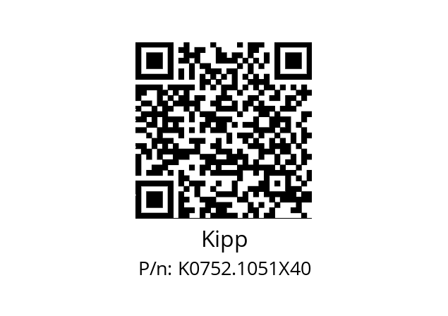   Kipp K0752.1051X40