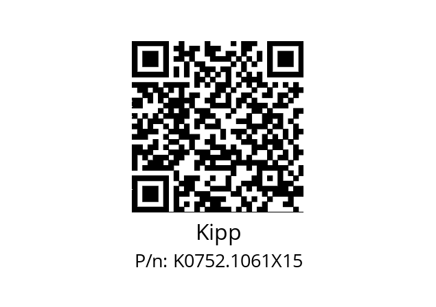   Kipp K0752.1061X15