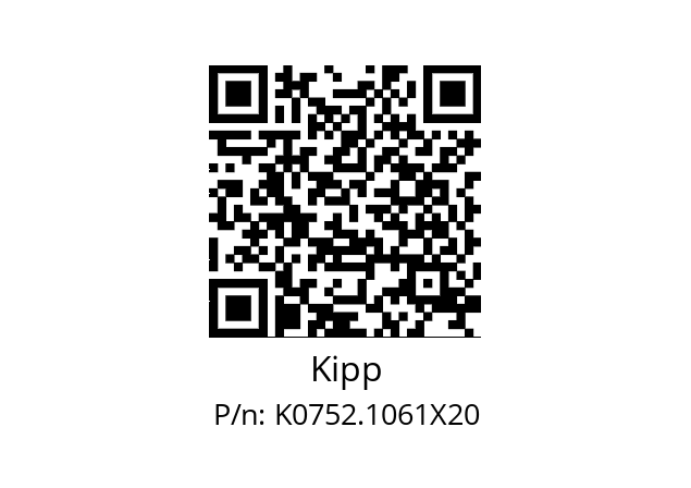   Kipp K0752.1061X20