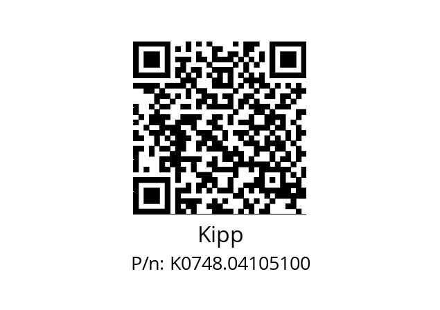   Kipp K0748.04105100