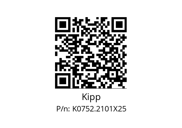   Kipp K0752.2101X25