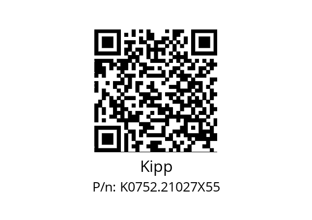   Kipp K0752.21027X55