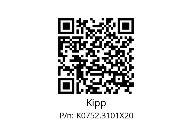   Kipp K0752.3101X20