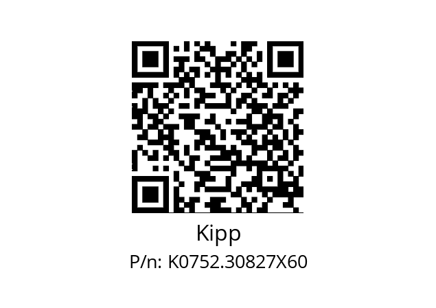   Kipp K0752.30827X60