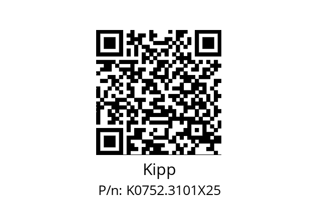   Kipp K0752.3101X25