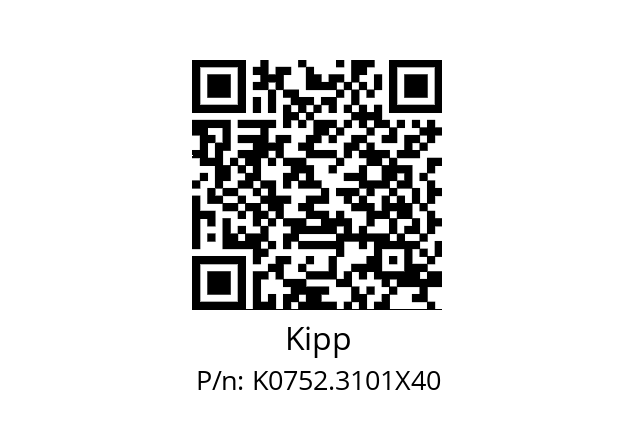   Kipp K0752.3101X40