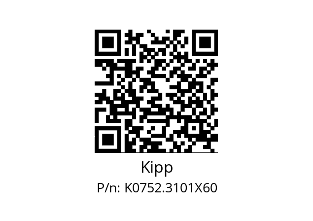   Kipp K0752.3101X60