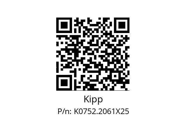   Kipp K0752.2061X25