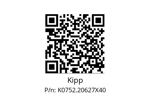   Kipp K0752.20627X40