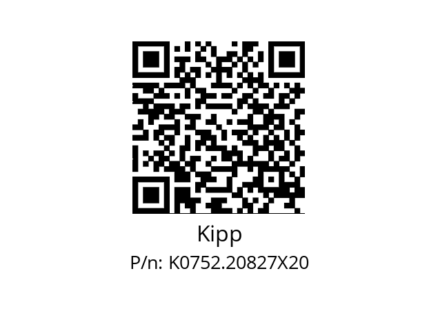   Kipp K0752.20827X20