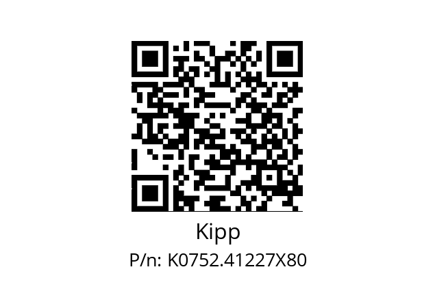   Kipp K0752.41227X80