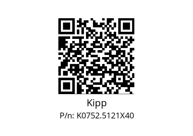   Kipp K0752.5121X40