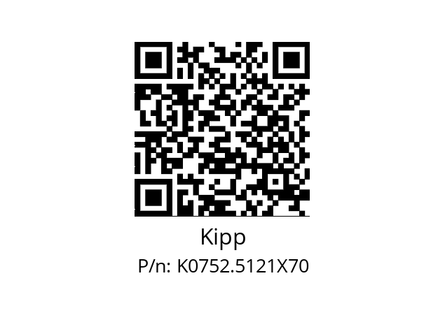   Kipp K0752.5121X70