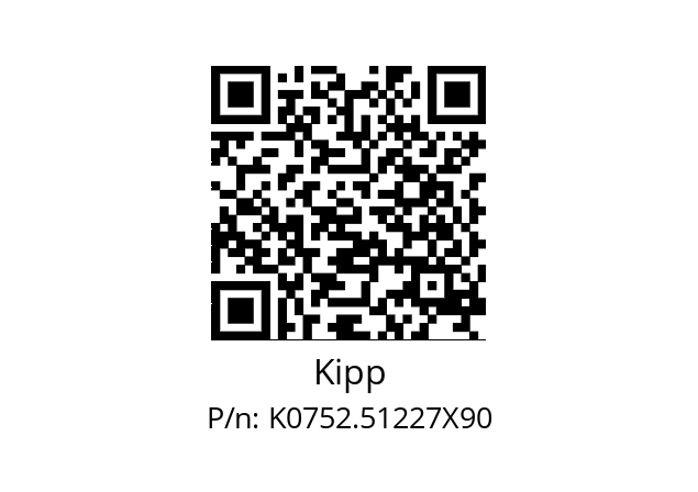   Kipp K0752.51227X90