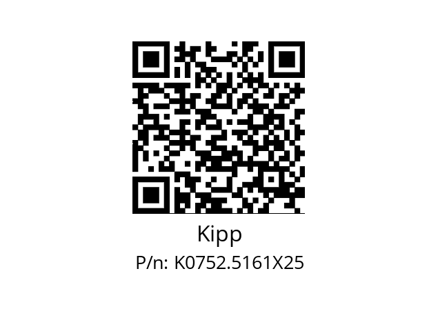   Kipp K0752.5161X25