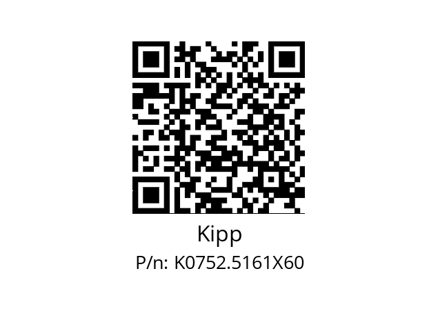   Kipp K0752.5161X60