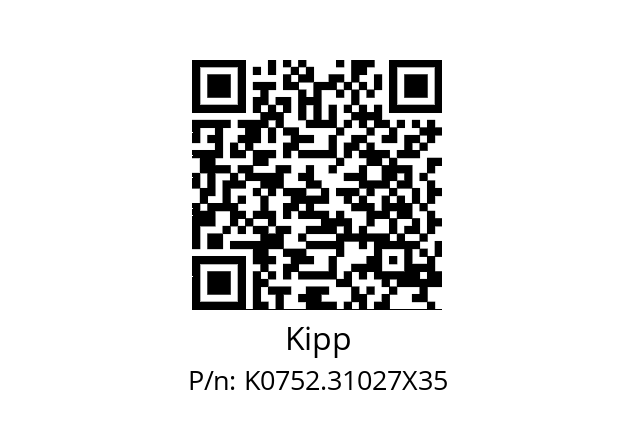   Kipp K0752.31027X35