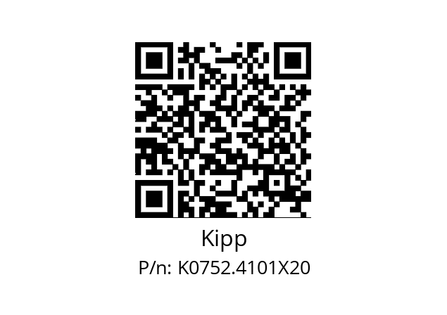   Kipp K0752.4101X20