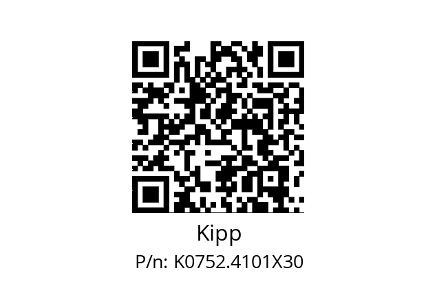   Kipp K0752.4101X30