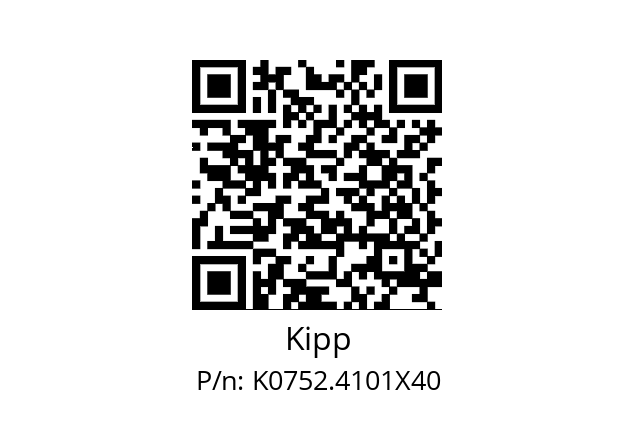   Kipp K0752.4101X40