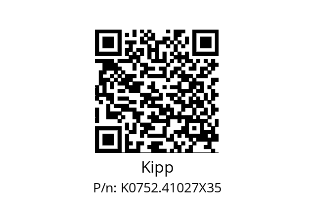   Kipp K0752.41027X35