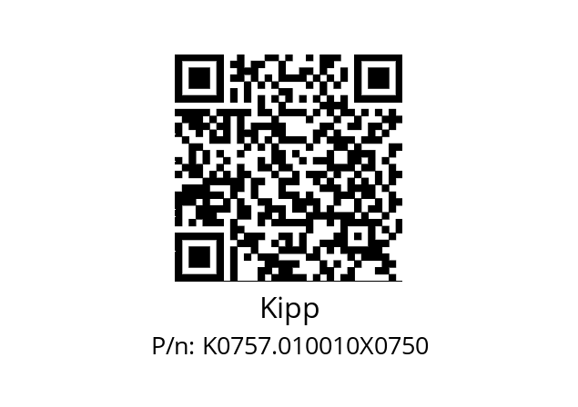   Kipp K0757.010010X0750