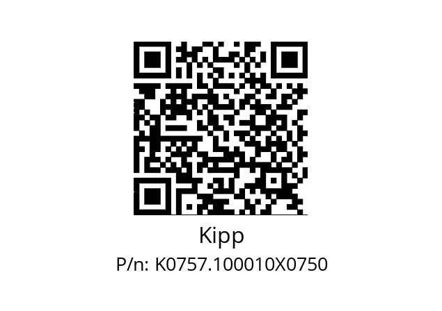   Kipp K0757.100010X0750