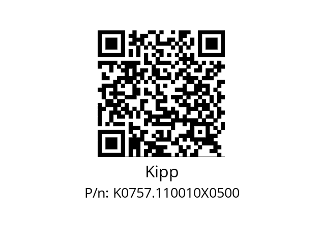   Kipp K0757.110010X0500