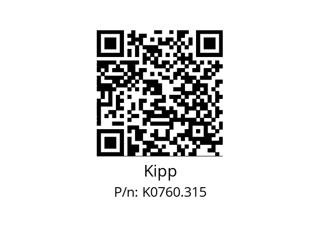   Kipp K0760.315