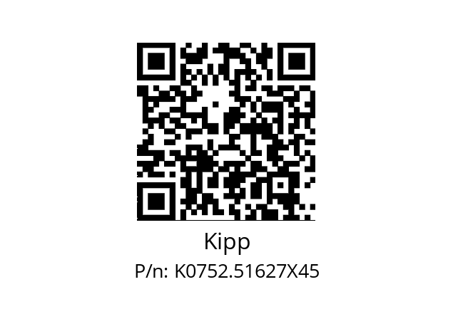   Kipp K0752.51627X45