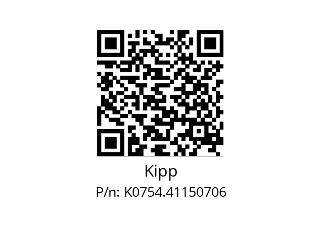   Kipp K0754.41150706