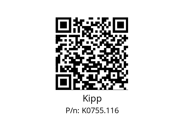   Kipp K0755.116