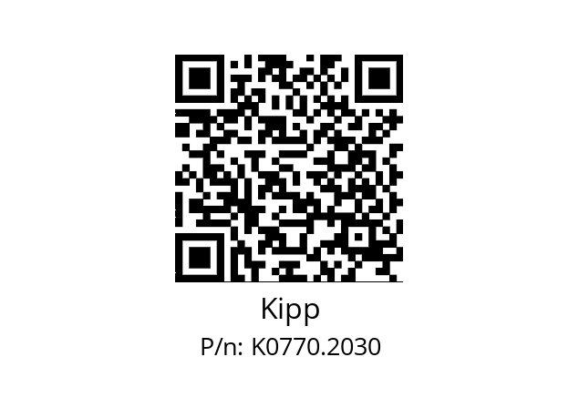   Kipp K0770.2030