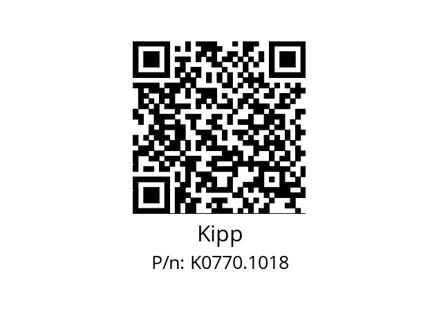   Kipp K0770.1018