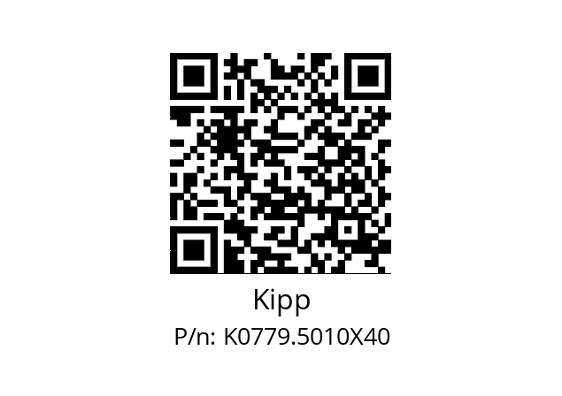   Kipp K0779.5010X40