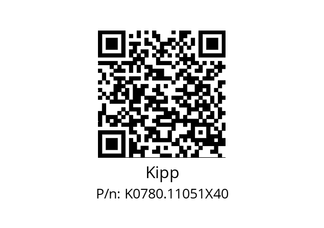   Kipp K0780.11051X40