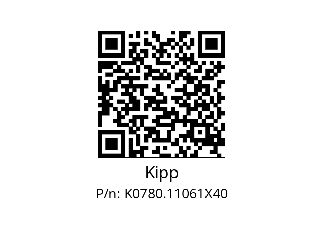   Kipp K0780.11061X40