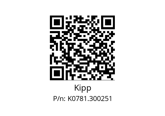   Kipp K0781.300251