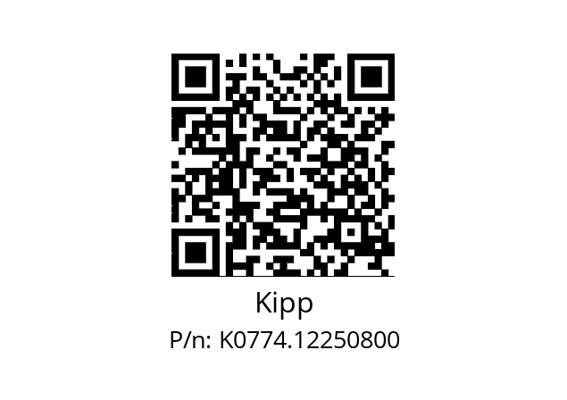   Kipp K0774.12250800